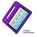 MoKo Case for All-New Amazon Fire HD 10 Tablet (7th Generation, 2017 Release) - Kids Shock Proof Convertible Handle Light Weight Super Protective Stand Cover Case for Fire HD 10.1 Inch Tablet, PURPLE
