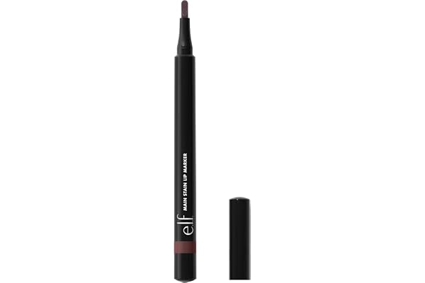 e.l.f. Main Stain Lip Marker, Chai Me | Lip Stain Lip Liner, Define, Contour & Fill for Long-Lasting & Transfer-Resistant Col