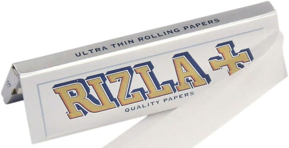 RizlaRegular Silver Rolling Paper - 10 Packs