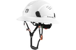 GREEN DEVIL Full Brim Hard Hat with Built-in Visor Vented Construction Safety Helmet Cascos De Construccion ABS Work Hardhat 