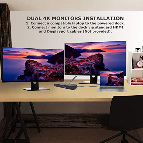 4 Dual+Dock+100W+Power+Adapter