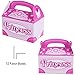 Funny Party Hats Princess Party Supplies - Party Favors - 72 Pc Set - Tiaras, Princess Fans, Treat Boxes & Princess Rings