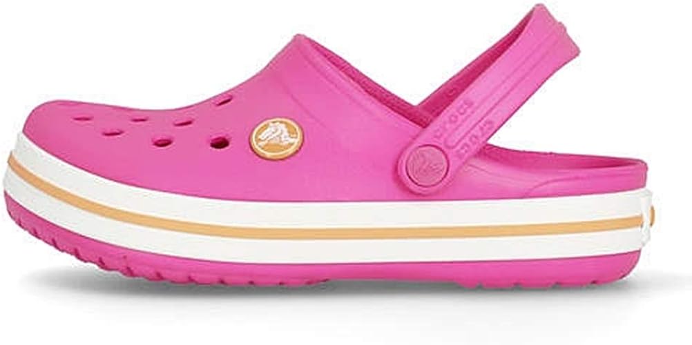 Amazon クロックス Crocs 女の子 男の子 キッズ 子供靴 運動靴 通学靴 サンダル スニーカー スリッポン クロックバンド バックストラップ 軽量 クッション性 撥水 カジュアル デイリー トラベル レジャー Crocband Clog K 4537 Crocs クロックス クロッグ サボ