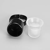 ATOMUS 50pk Tattoo Ink Ring Cups Disposable Pigment Holder Sponge Microblading view 3