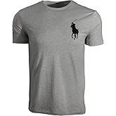 POLO RALPH LAUREN Big Pony Crew Neck T-Shirt Summer 2021 (Grey, X-Large)