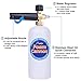 AYOGU Foam Cannon Adjustable Snow Foam Lance with 1/4 Quick Connector Foam Blaster for Pressure Washer Gun 1 Liter Bottle,5 Pressure Washer Nozzles for Cleaning (Foam Cannon with 5 Nozzles)