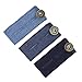 Denim Jeans Pants Waistband Extender Set 3-Pack by More of Me to Love 3-Pack