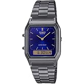 Casio Analog-Digital Fashion Quartz Mens Vintage AQ-230GG-2A, Gray, 38.8&times;29.8&times;8.1mm, Formal