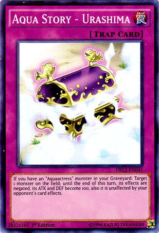 Yu-Gi-Oh! - Aqua Story - Urashima (DRL2-EN045) - Dragons of Legend 2 - 1st Edition - Super Rare