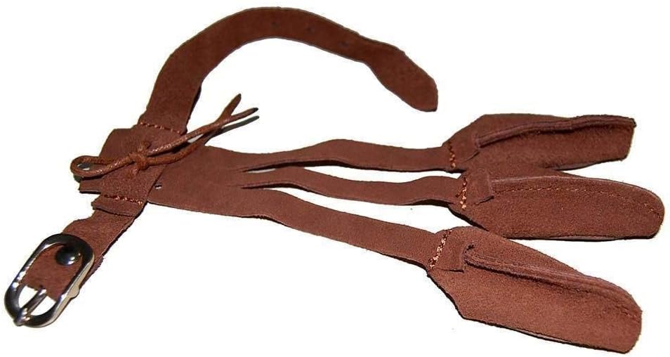 Toparchery Leather 2 Straps Arm Guard & 3 Finger Protective Gloves for Recurve Compound Long Bow Hunting Shooting Brown : Sports & Outdoors