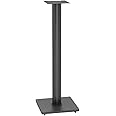 Atlantic Bookshelf Speaker Stands - Steel Construction, Pedestal Style & Built-in Wire Management, Support Bookshelf-Style Speakers up to 20 lbs. PN 77335799 - Black 2-Pack