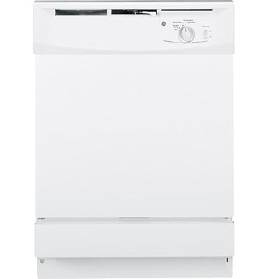 GE GSD2100VWW Built-In 24-Inch Dishwasher