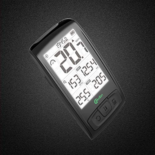 Meilan M4 Bike Tachometer Wireless Bicycle Computer Speed Cadence Bike Sensor Bluetooth4.0 Sports Heart Rate Monitor - Black