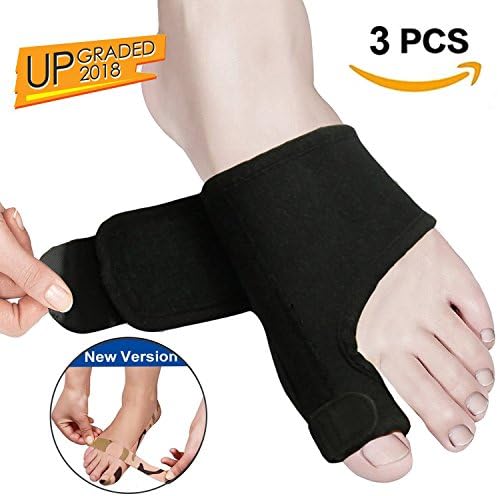 Bunion Splints, Bunion Corrector and Bunion Relief Pads with Bunion Tape for Hallux Valgus, Big Toe Joint, Overlapping Hammer Toes, Toe Separators Spacers Straighteners for Women and Men