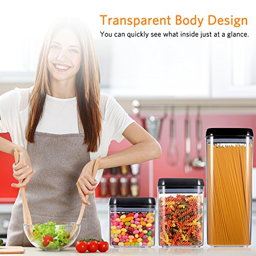 image for Larger Storage Container, [5-Piece] Senbowe Air-Tight Food Storage Con
