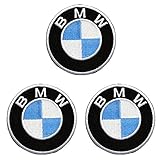 3pieces BMW Embroidered Iron on Patch ,Sew On Logo Clothes Clothing