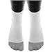 adidas Boys' YTH VERT Stripe 6-Pack Crew, White/Black/Light Onix, Medium