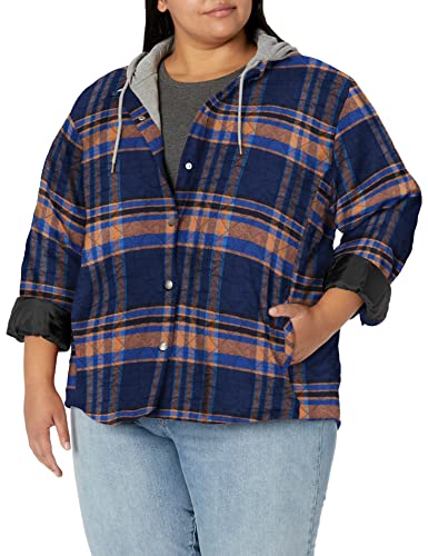 Flannel Hooded Shirt Jac 