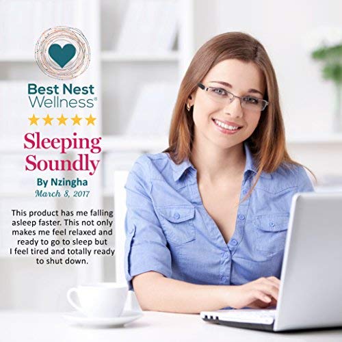Goodnight Moon Natural Sleep Aid, 60 Non-Habit Forming Capsules, Herbal Sleep Aid, with Melatonin, Chamomile, Valerian, Magnesium, Relaxation & Sleeping Supplement Pills, Best Nest Wellness