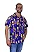 V.H.O Funky Hawaiian Shirt, Beerbottlepurple, L