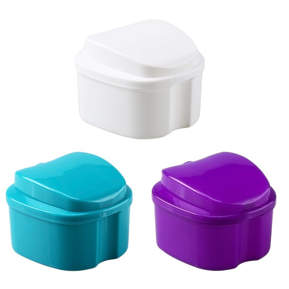 ORAfix Complete Care Premium Denture Bath, Colors May Vary: Health & Personal Care