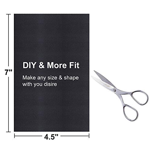 Furniture Pads 200 Pieces Furniture Pad Stopper Self Adhesive Square Square Rubber Pads Wood Floor Protector for Furniture Gripper on Hardwood Floor in a Case