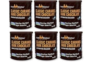 Castle Kitchen Dark Chocolate Premium Hot Chocolate Mix (Pack of 6), Classic Caramel, 6 Count