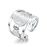 Men's St Benedict Rings Stainless Steel Saint
