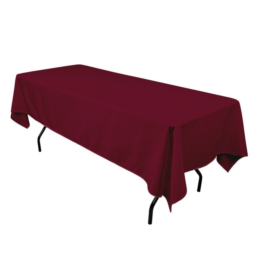 Best table cloth burgundy rectangle
