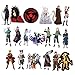 100pcs Naruto Anime Cartoon Laptop Stickers Waterproof Skateboard Pad MacBook Car Snowboard Bicycle Luggage Decal