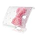 Sharp Aquos Crystal 306SH Case (5 Inch),Mavis's Diary 3D Handmade Bling Crystal Lovely Cute Light Pink Bow with Shiny Diamond Rhinestone Hard Clear Case for Sharp Aquos Crystal 306SH 305SH (5.0