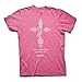 Kerusso Women's Glitter Cross - Breast Cancer Awareness T-Shirt - Azalea -2X