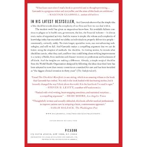 The Checklist Manifesto: How to Get Things Right