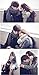 JET-BOND Chunky Cable Soft Mohair Knit Scarf FP02 Long Warm Fluffy Wrap for Women Men in Winter (White)