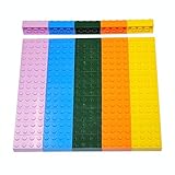 LEGO Parts and Pieces: Assorted 2x4 Bricks (Dark Green, Deep Blue, Orange, Pink, Yellow) - 50 Pieces