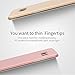 Galaxy S7 Edge Case, ACMBO Ultrathin Micro Matte [SKIN TOUCH FEEL] Anti-Fingerprints Non-slip No-fade Shockproof PC Phone Case Cover For Samsung Galaxy S7 Edge G9350 G935F G935A G935V G935M, Rose Gold