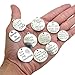 BronaGrand 10PCS 10 Words Antique Silver Charms Pendants For DIY Jewelry or Crafts