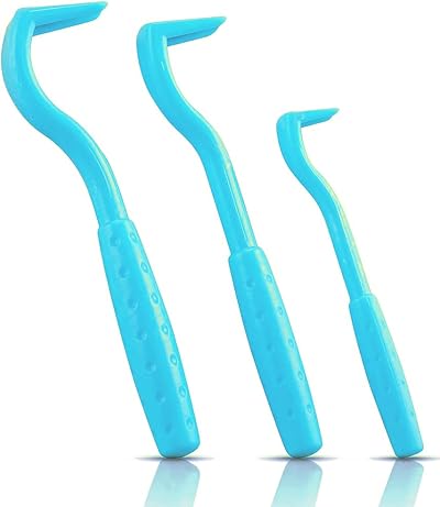 HouChanges 3Pcs Tick Remover Tool Painlessly Tick for Dogs Cats Humans Blue
