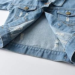 Toddler Baby Denim Jackets Button Down Jeans Coat