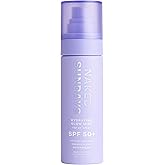 Naked Sundays SPF 50 Hydrating Glow Face Mist – Daily Sunscreen Spray & Makeup Setting Spray with Hyaluronic Acid, Lightweight, Non-Greasy & Hydrating (75ml)