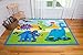 Wildkin Kids 39 x 58 Inch Rug for Boys and Girls, Ideal for Classrooms, Playrooms & Bedrooms Features Skid-Proof Backing, Serged Borders with Durable Nylon Material (Dinosaur Land)