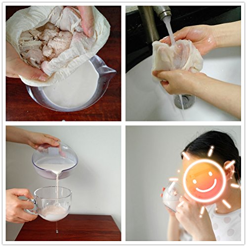 5 AUXIN+Cheesecloth+Strainer+Unbleached+Reusable
