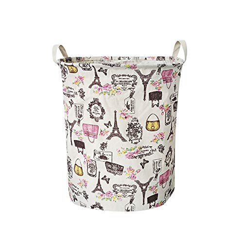 image for Smallrabbit Laundry Basket 17.3x13.7 Inch Large Collapsible Laundry Ha