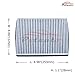 POTAUTO MAP 1019C (CF10735) Activated Carbon Car Cabin Air Filter Replacement for GENESIS G80, HYUNDAI EQUUS GENESIS