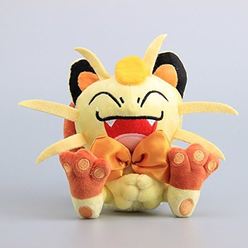 Pokemon Meowth Soft Plush Figure Toy Anime Stuffed Animal 6 Inch Child Gift Doll