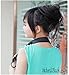 X&Y ANGEL- New Charming Wavy Bun With Strip Hairdo Scrunchie Ponytail Hairpiece Hair Extensions H005 (natural black)