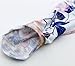 Newborn Baby Floral Print Sleepsack Nightgowns Coming Home Outfits with Headband size 0-3Months (White)