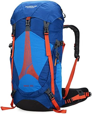 Doleesune 42l Internal Frame Pack for Women Camping Travel Outdoor Backpacks Hiking Daypacks Climbing Backpacking Bag Waterproof Mountaineering 1311 (1381-blue)