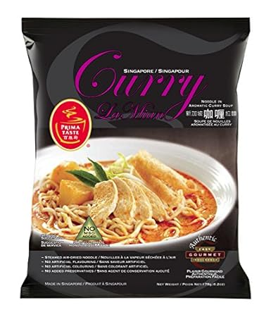 Amazon Com Prima Taste Curry La Mian Singapore 178g 6 2oz