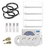 36k BTU 21.5 SEER Multi-Zone MrCool DIY 4 Zone